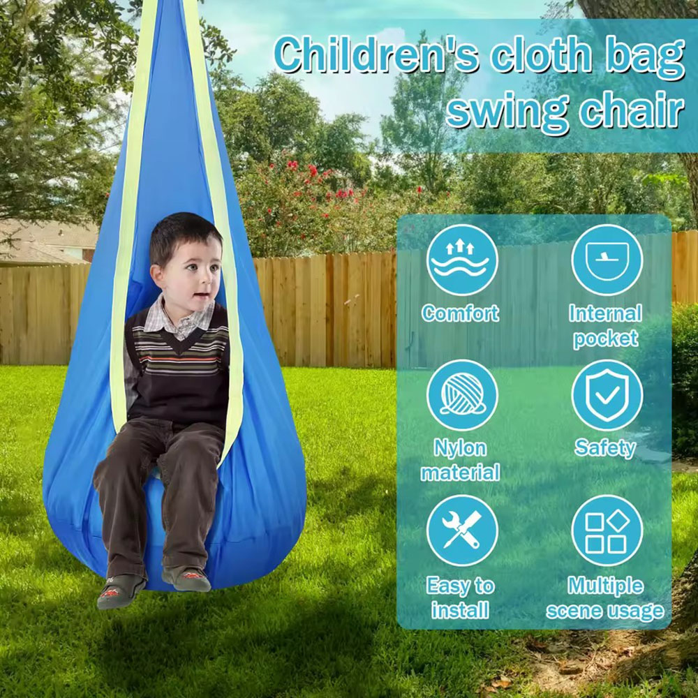 Kids Outdoor Furniture Set - Kids Pod Swing Seat Nylon Hanging