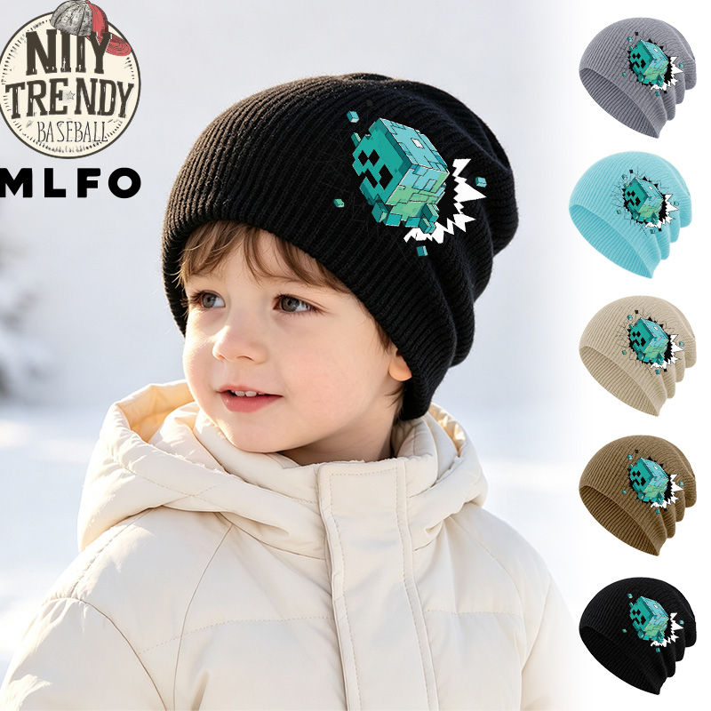 Kids Outdoor Hat - 1‑3 Years Kids Knit Cold Hat