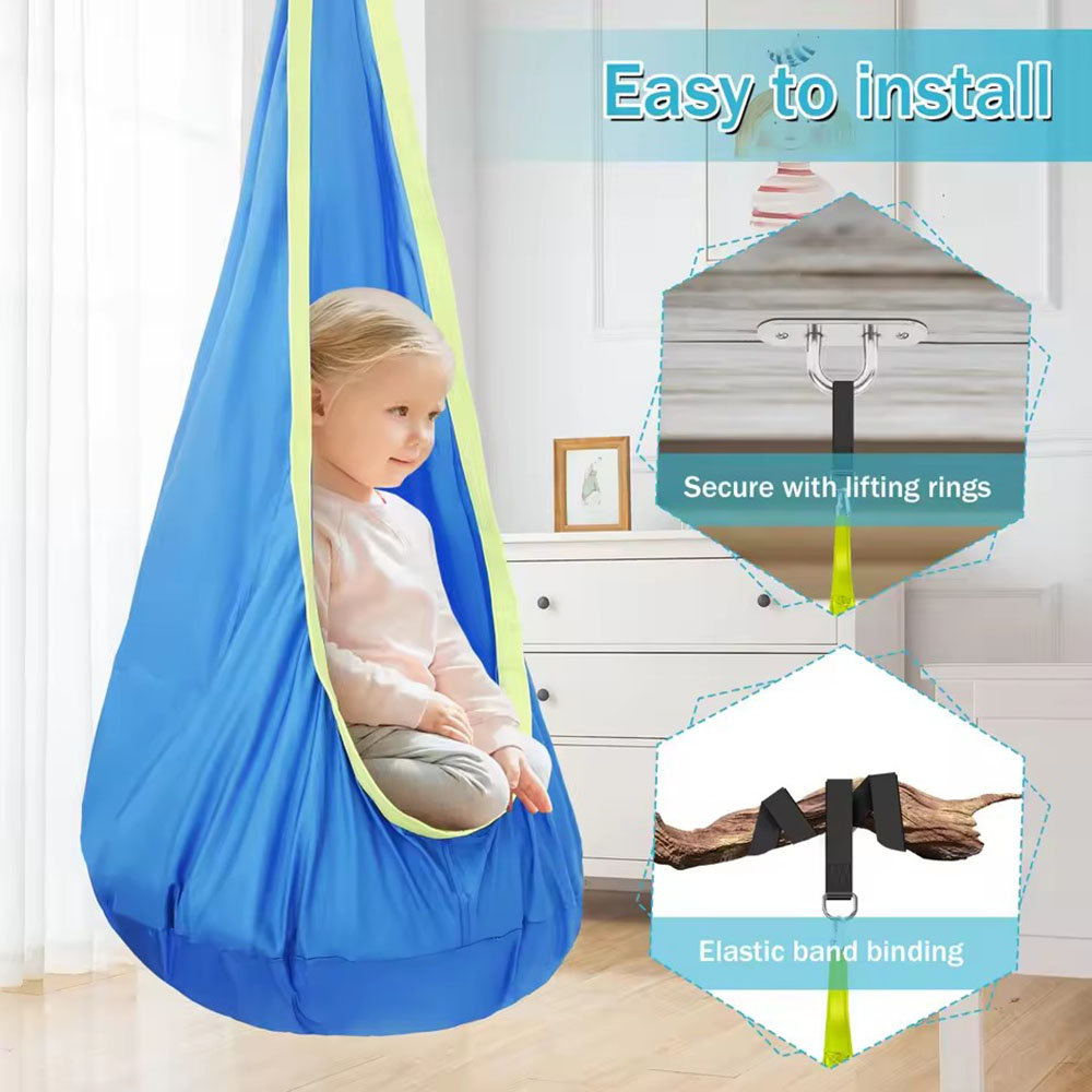 Kids Pod Swing Seat Nylon Hang - đánh giá và giá Kids Outdoor Furniture Set