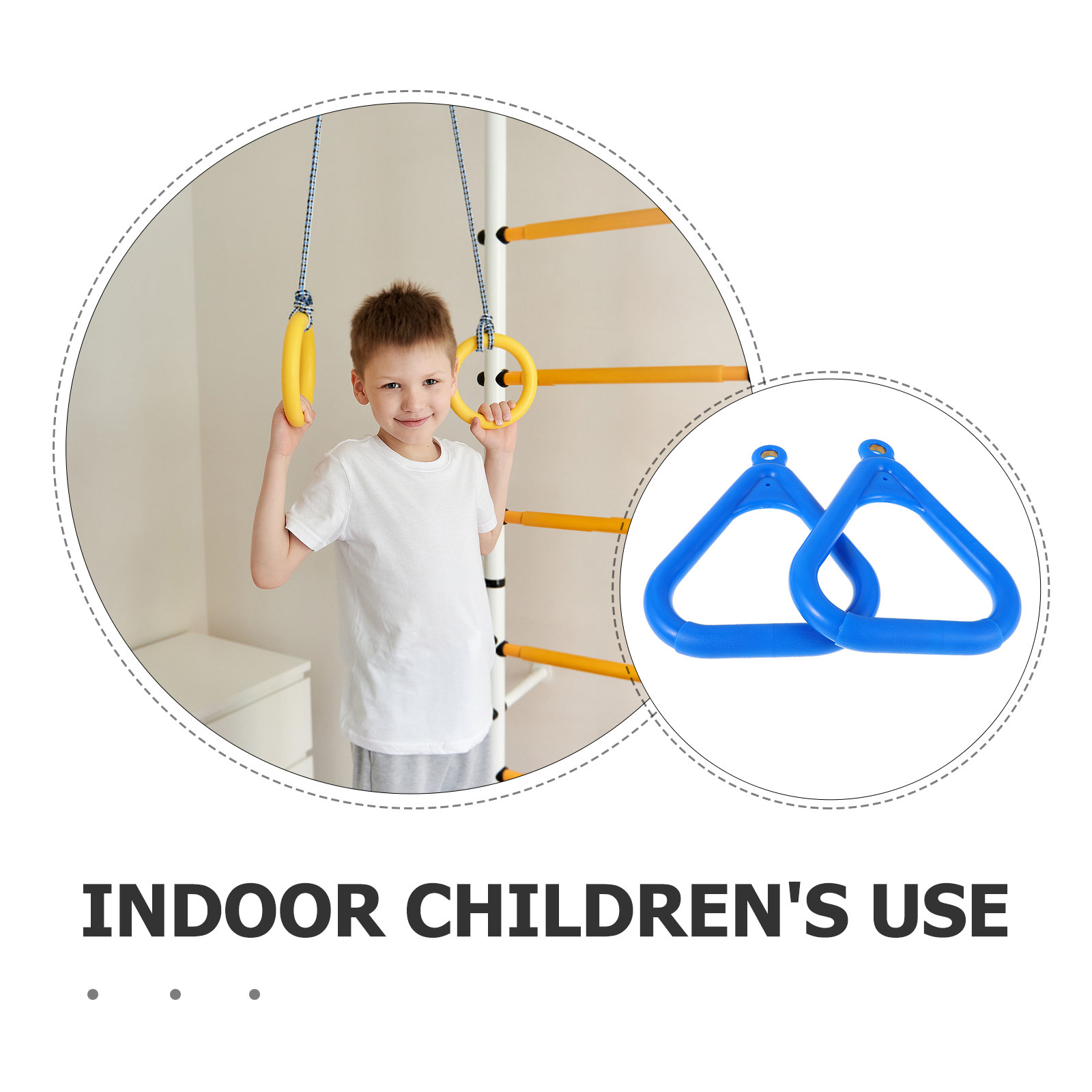 2Pcs Kids Gymnastic Rings Clim - đánh giá và giá Kids Outdoor Obstacle Course Equipment