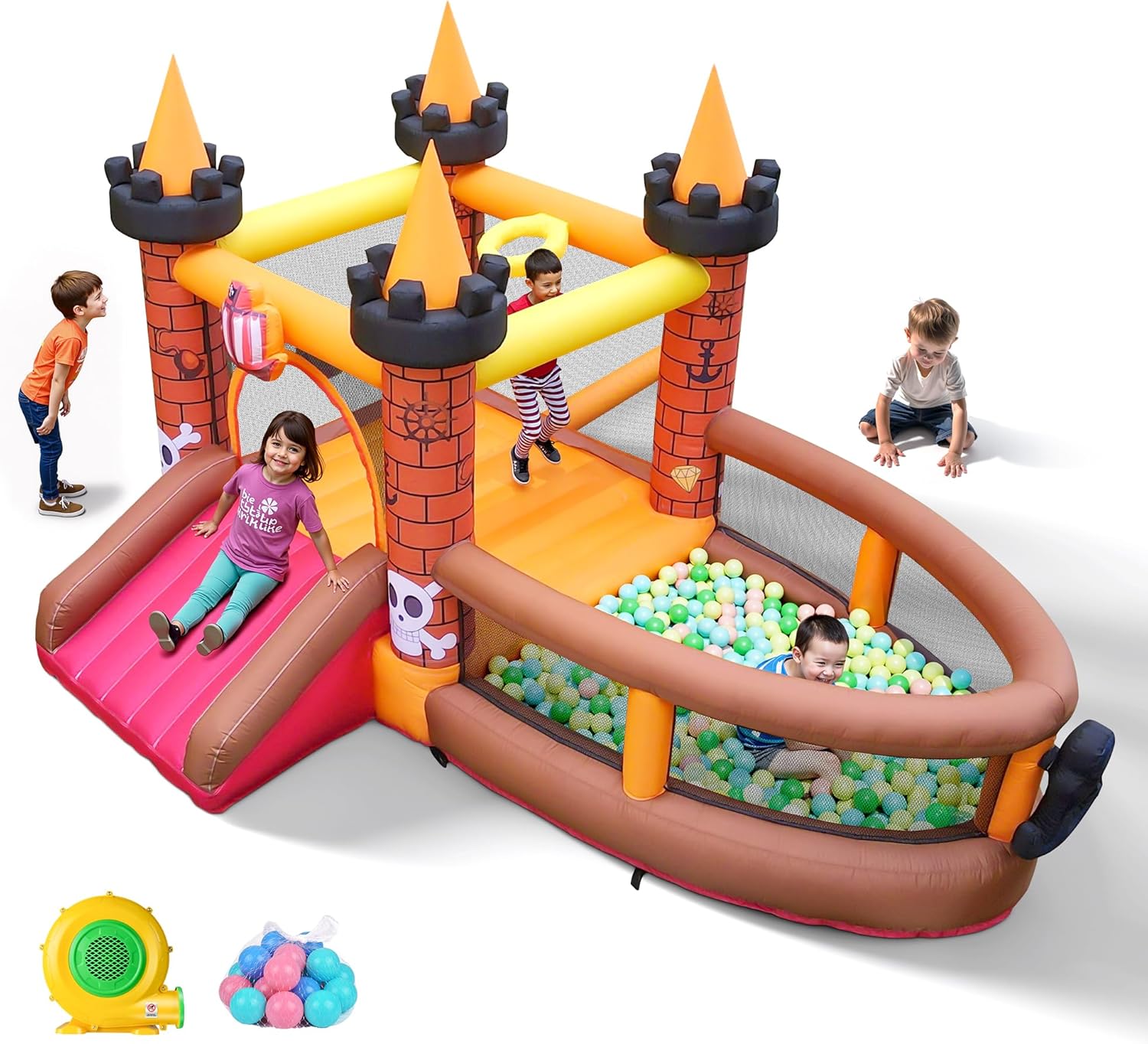 Inflatable Bounce House for Ki - đánh giá và giá Kids Outdoor House With Slide