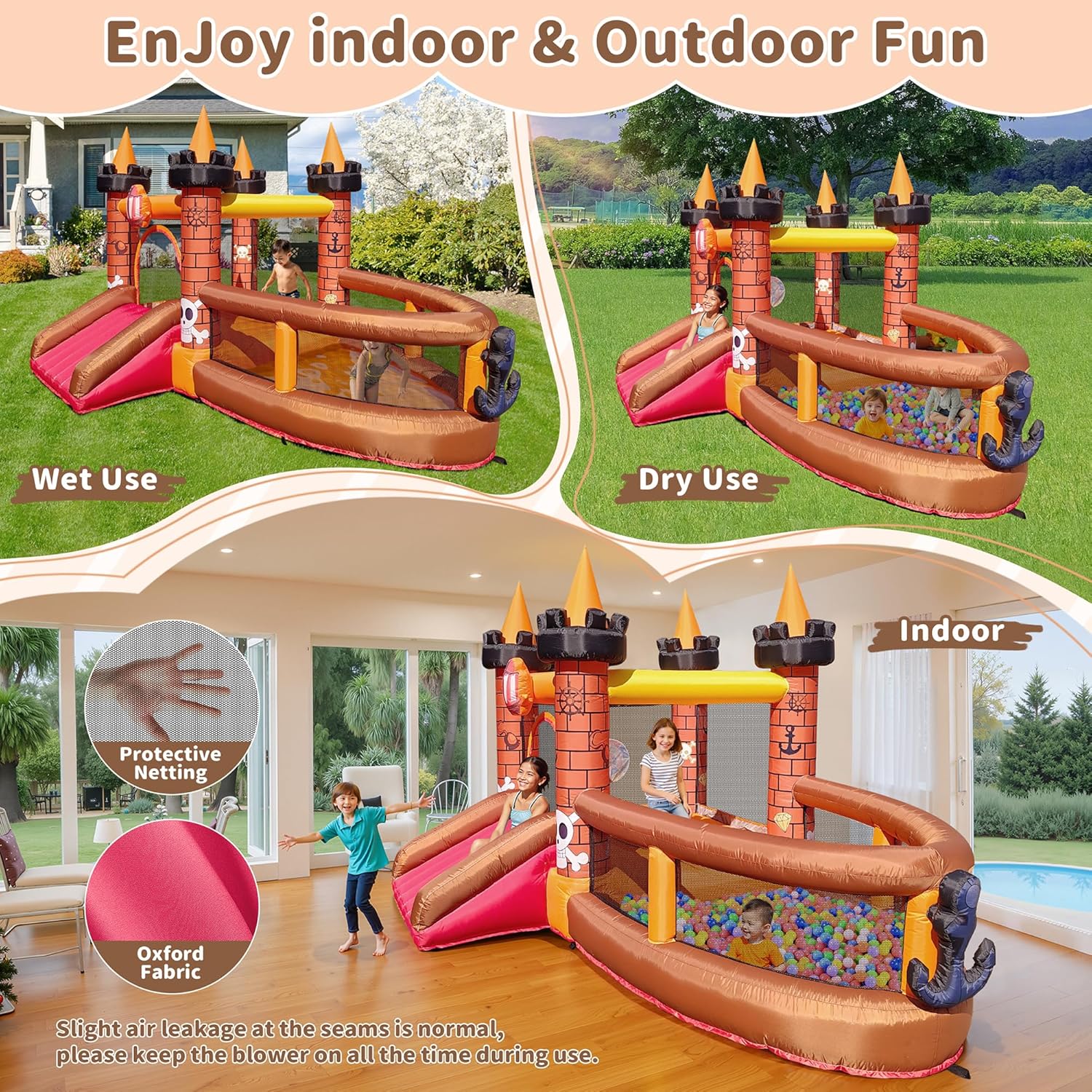Inflatable Bounce House for Ki - đánh giá và giá Kids Outdoor House With Slide