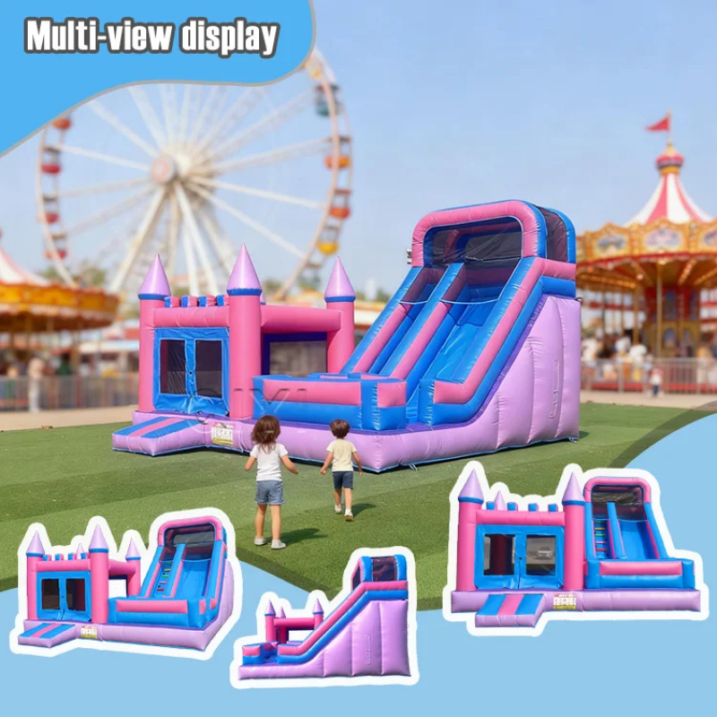 Commercial Bounce House Colorf - đánh giá và giá Kids Outdoor House With Slide