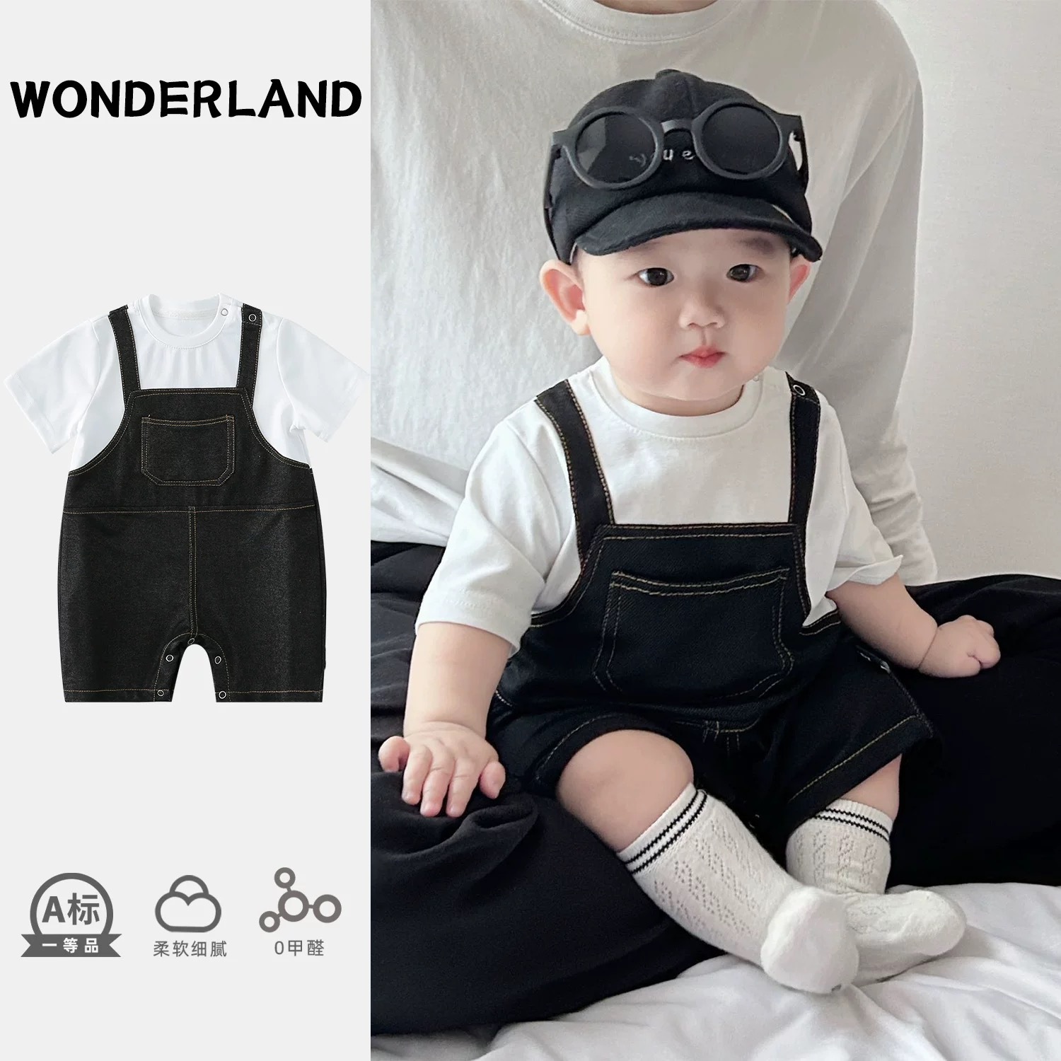 Newborn Baby Clothes Summer Ju - đánh giá và giá Kids Outdoor Jumpsuit