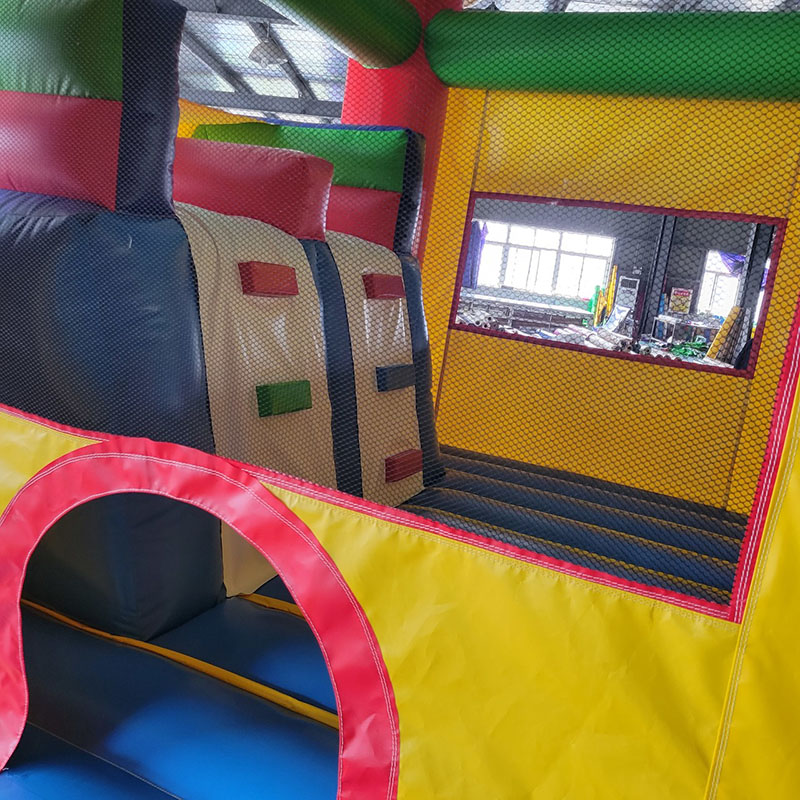 Bounce House with Slide Jumpin - đánh giá và giá Kids Outdoor House With Slide