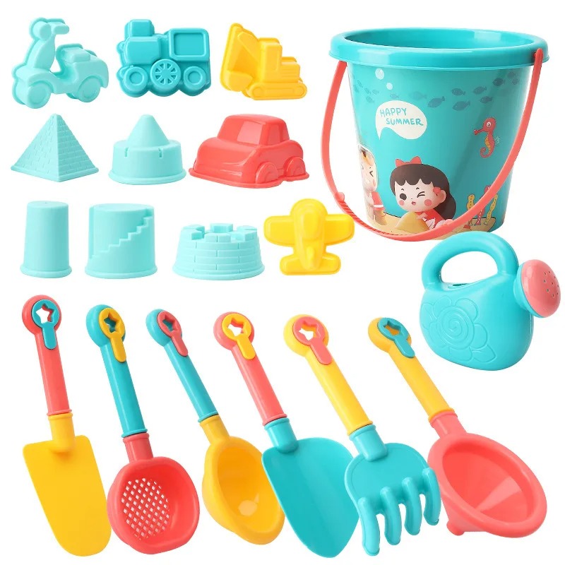 18PCS Beach Toy Set Bucket Sea - đánh giá và giá Kids Outdoor Playset