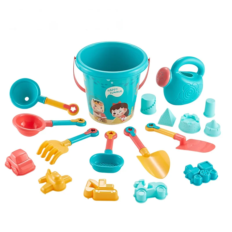 18PCS Beach Toy Set Bucket Sea - đánh giá và giá Kids Outdoor Playset