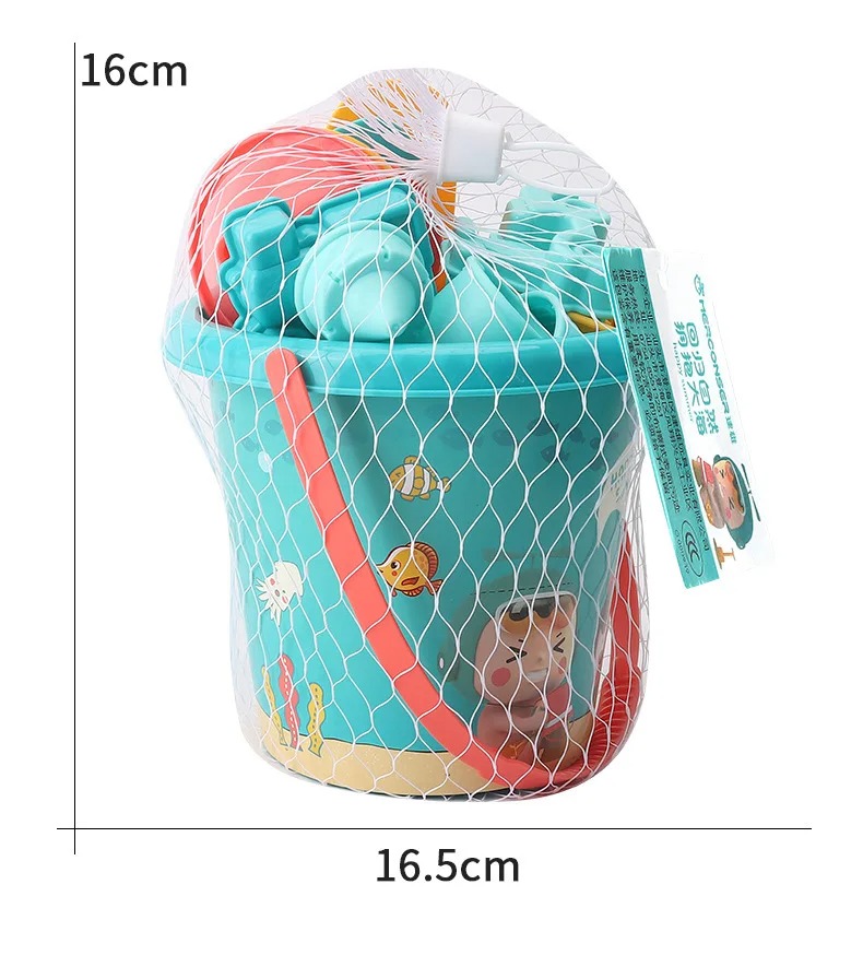 18PCS Beach Toy Set Bucket Sea - đánh giá và giá Kids Outdoor Playset