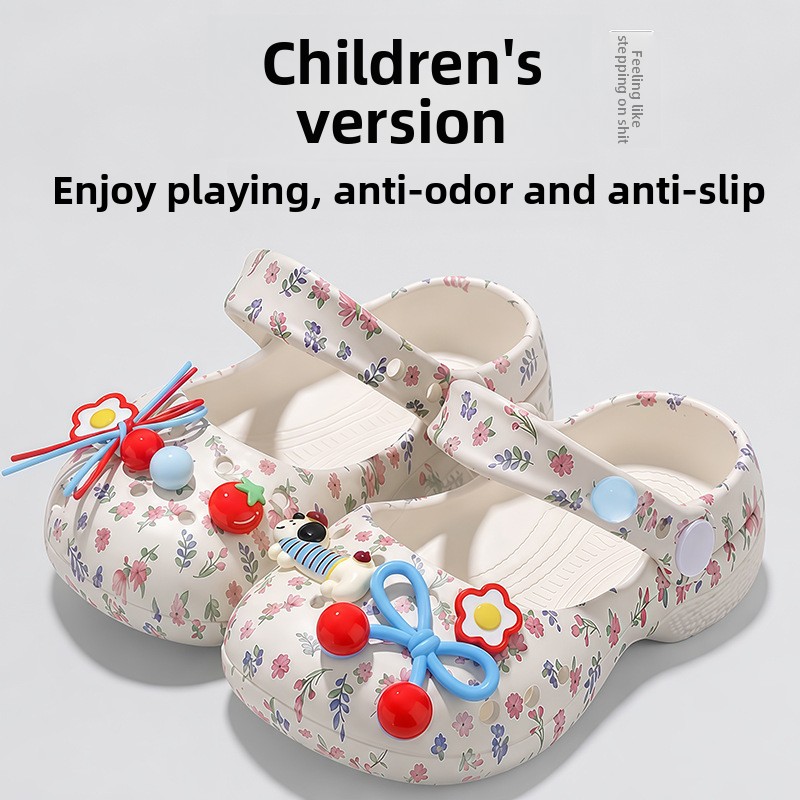 2026 Fashion Thick Sole Slippe - đánh giá và giá Kids Indoor Outdoor Slippers