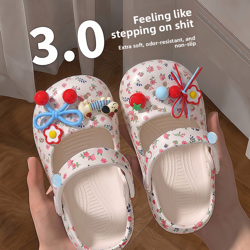 2026 Fashion Thick Sole Slippe - đánh giá và giá Kids Indoor Outdoor Slippers