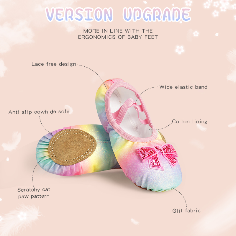 Girls Ballet Shoes PU Dance Sh - đánh giá và giá Kids Indoor Outdoor Slippers