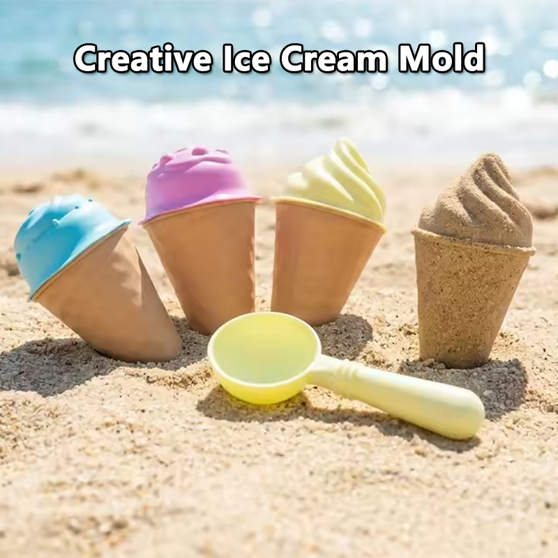 Kids Ice Cream Cone Sand Mold  - đánh giá và giá Kids Outdoor Playset