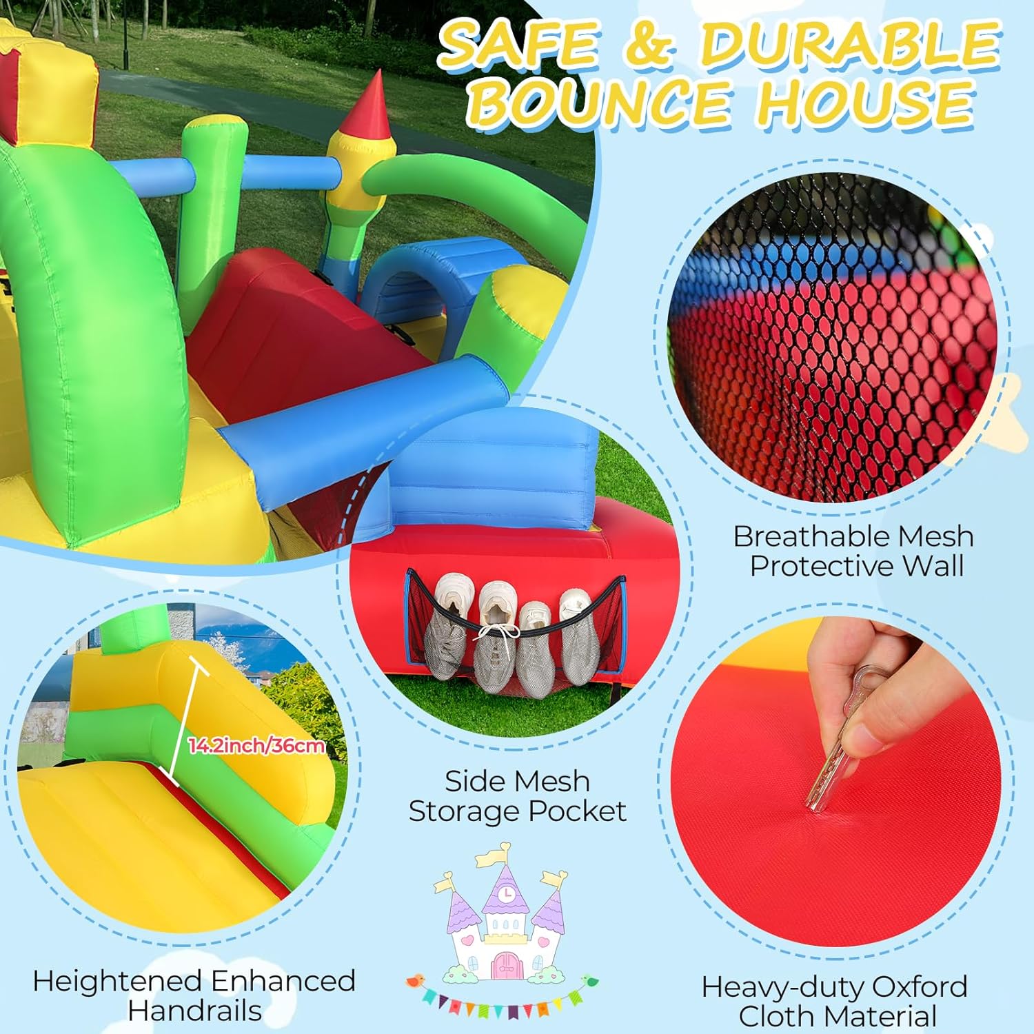 KF Inflatable Obstacle Course  - đánh giá và giá Kids Outdoor Obstacle Course