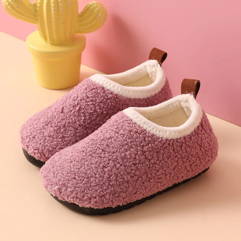 Children Cotton Slippers Solid - đánh giá và giá Kids Indoor Outdoor Slippers