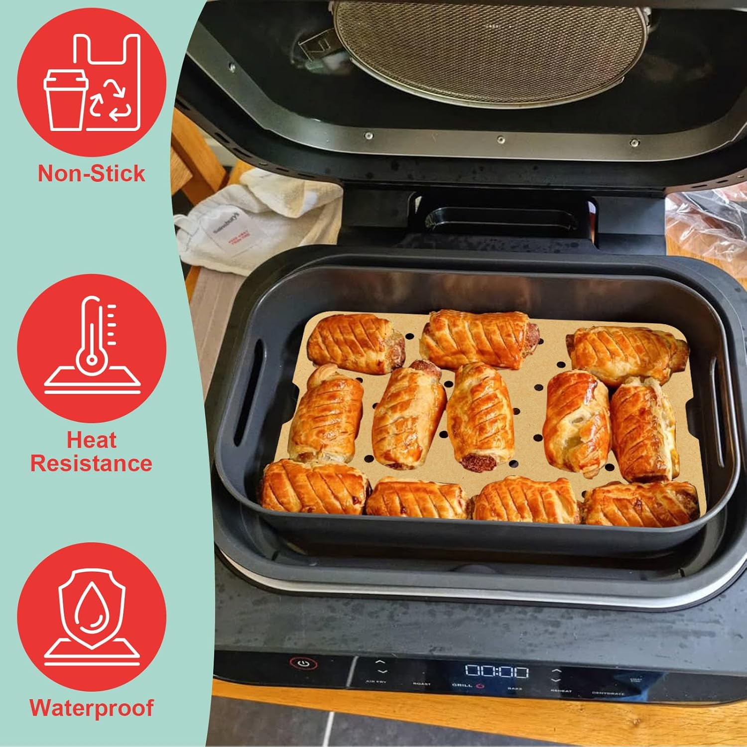 Air Fryer Parchment Paper for  - đánh giá và giá Kids Outdoor Ninja Equipment