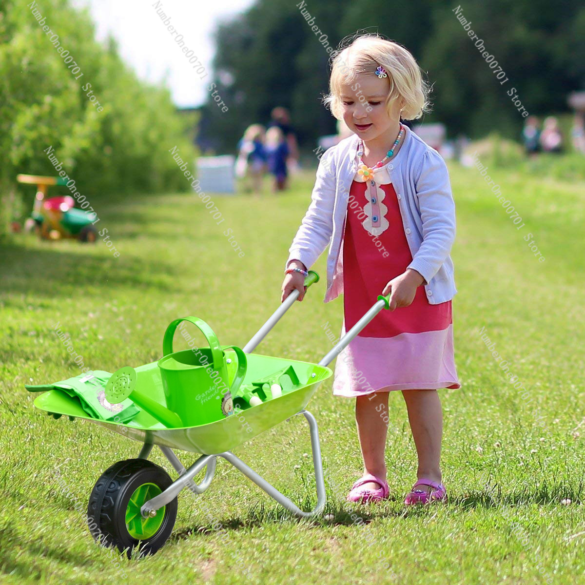Kids Outdoor Wheelbarrow, Gree - đánh giá và giá Kids Outdoor Playset
