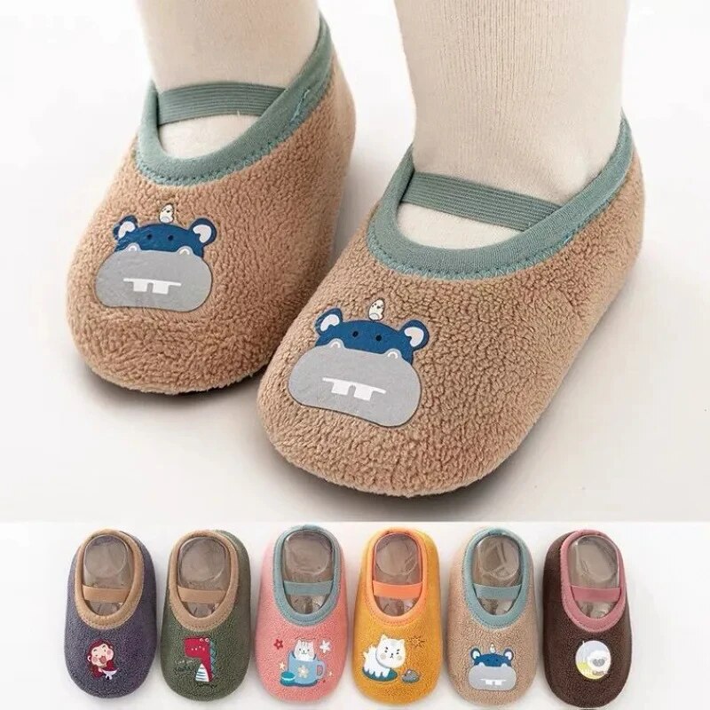 Baby Anti-slip Socks Newborn W - đánh giá và giá Kids Indoor Outdoor Slippers
