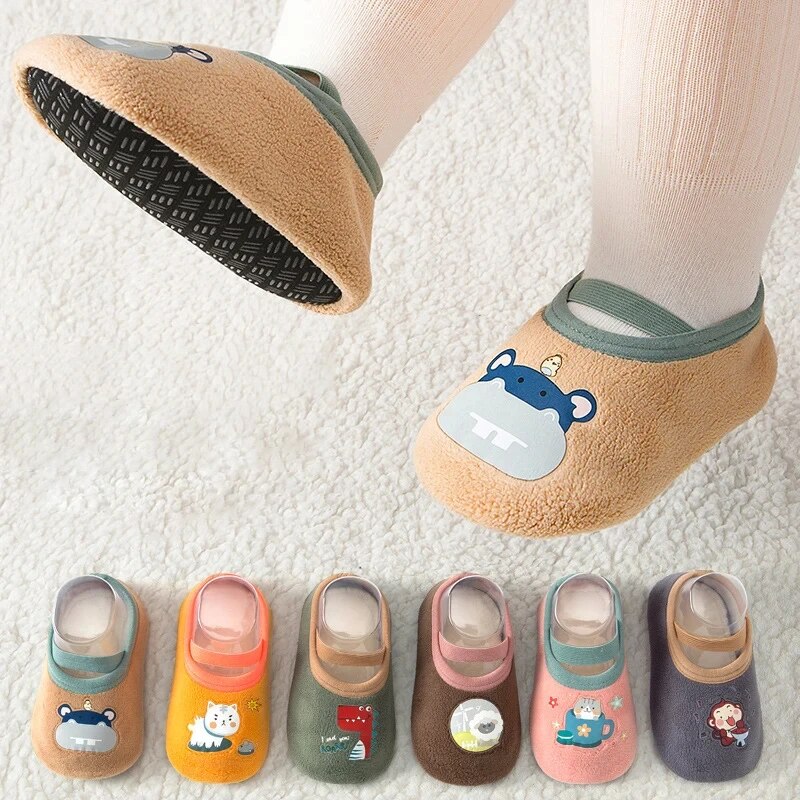 Baby Anti-slip Socks Newborn W - đánh giá và giá Kids Indoor Outdoor Slippers
