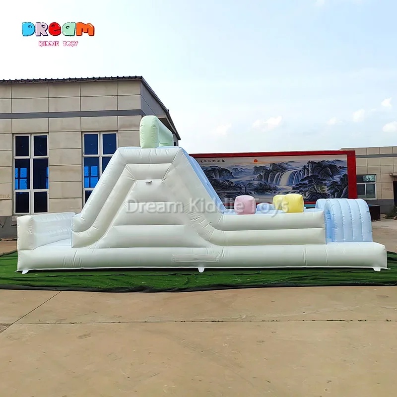 Commercial  Inflatable Slide O - đánh giá và giá Kids Outdoor Obstacle Course Equipment