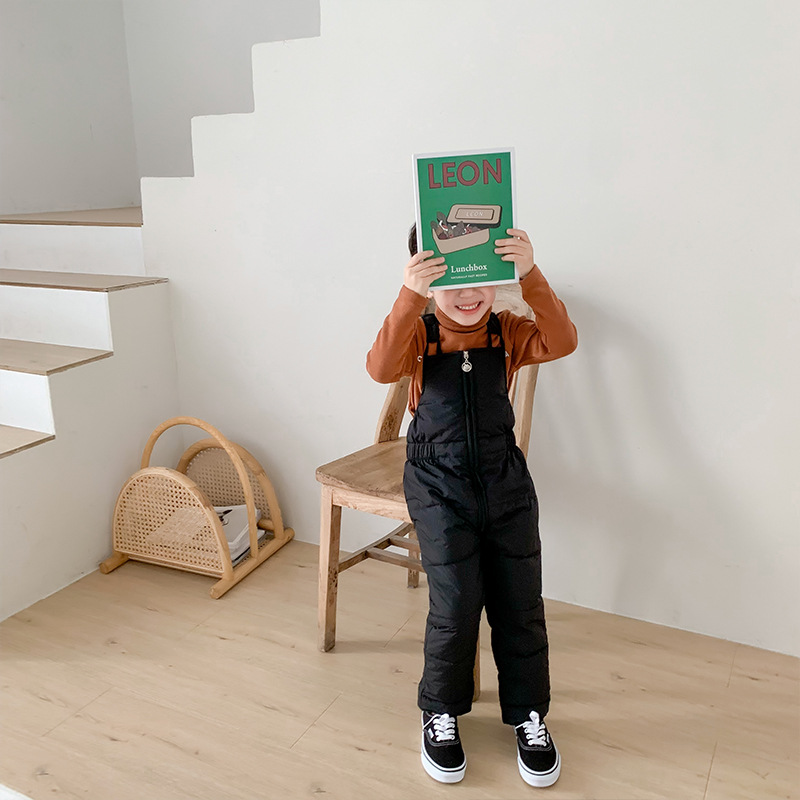 Winter Children Warm Overalls  - đánh giá và giá Kids Outdoor Jumpsuit