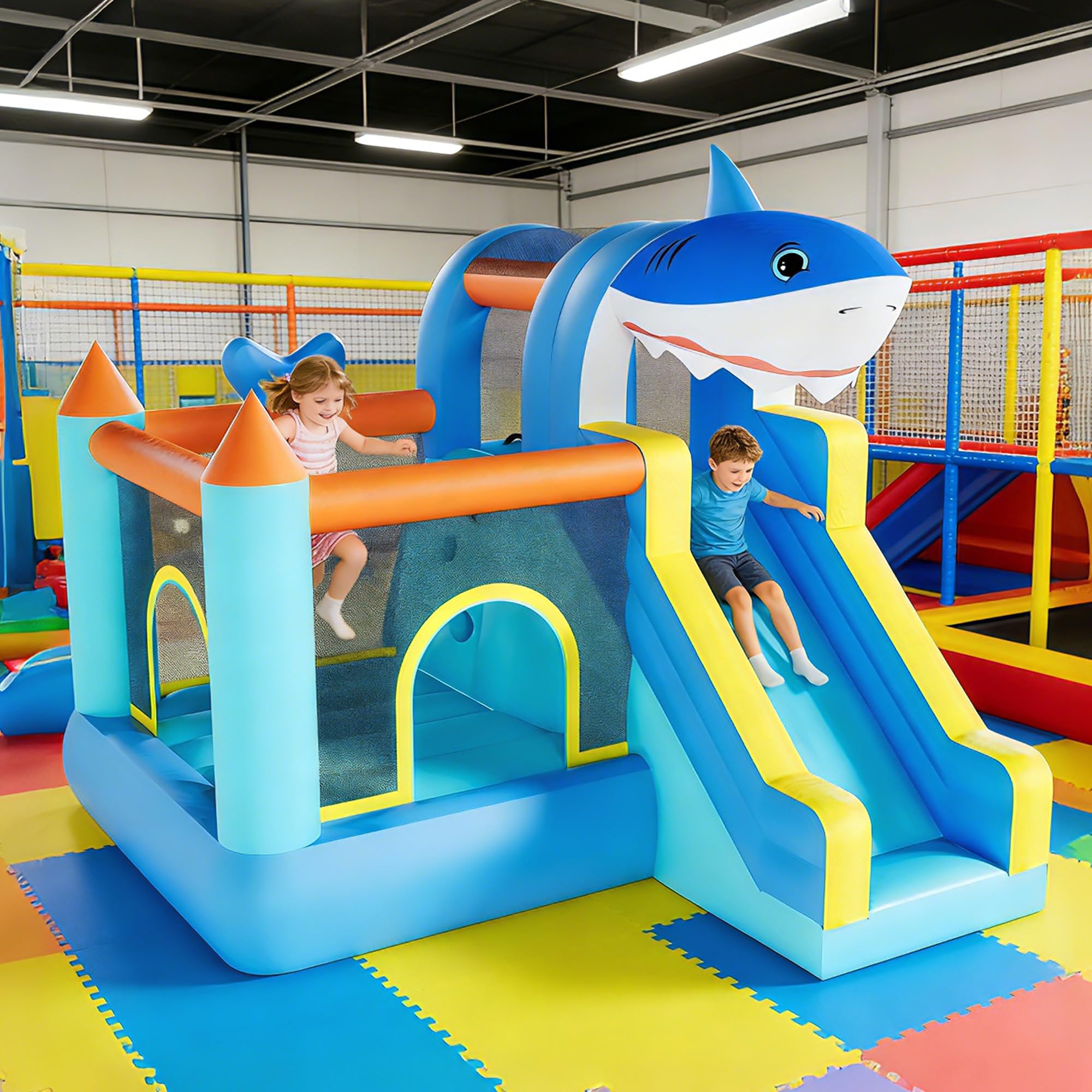 Inflatable Bounce House With S - đánh giá và giá Kids Outdoor House With Slide