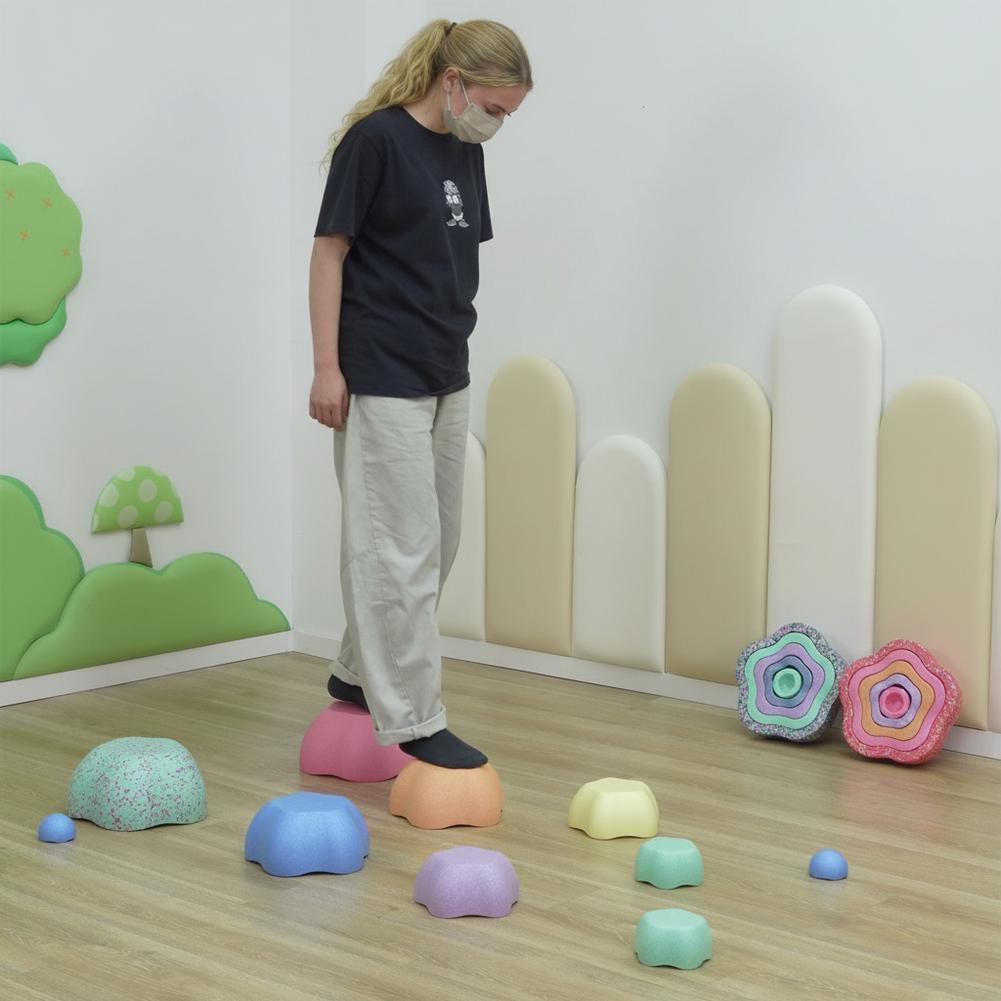 Flower Stepping Stones for Kid - đánh giá và giá Kids Outdoor Obstacle Course