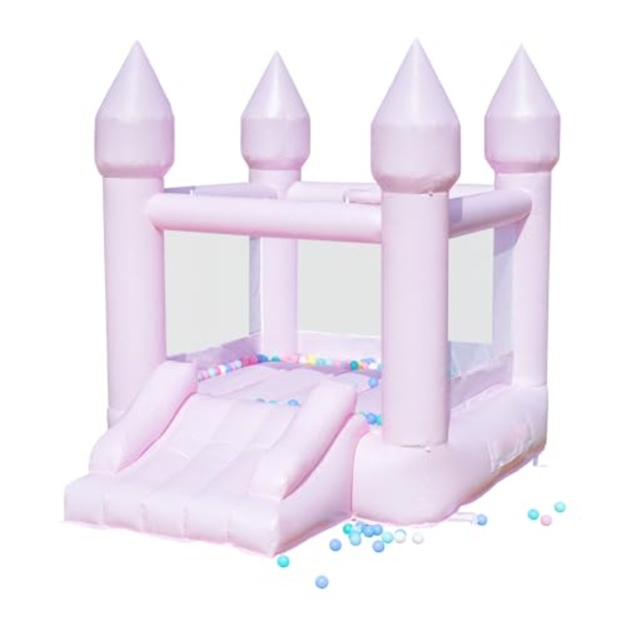PVC bounce house for kids 3-6  - đánh giá và giá Kids Outdoor House With Slide
