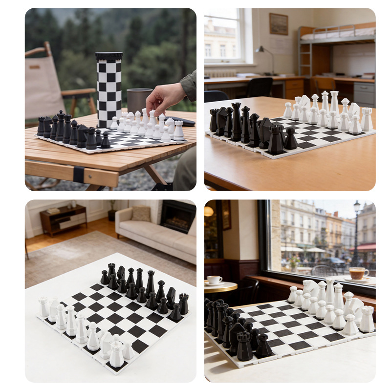 2 in 1 Portable Chess Game Set - đánh giá và giá Kids Outdoor Playset